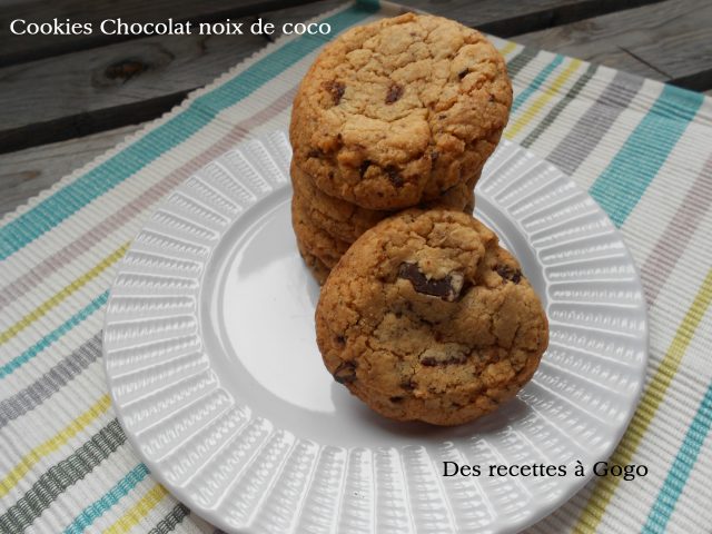 Cookies Chocolat noix de coco