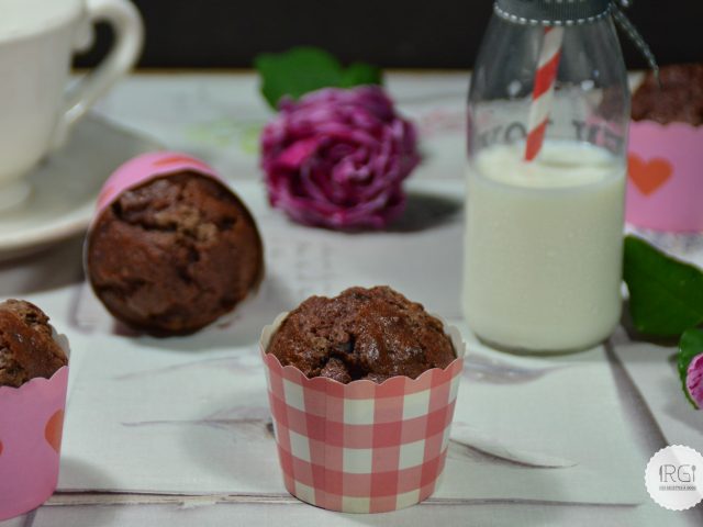 Muffins red velvet – betterave, chocolat, noisette