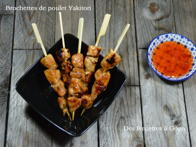Brochettes de poulet sauce Yakitori
