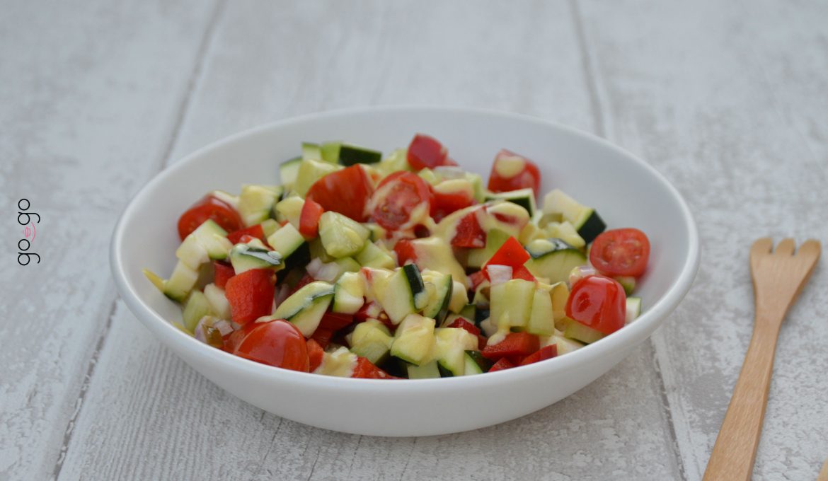 Salade de courgette tomate