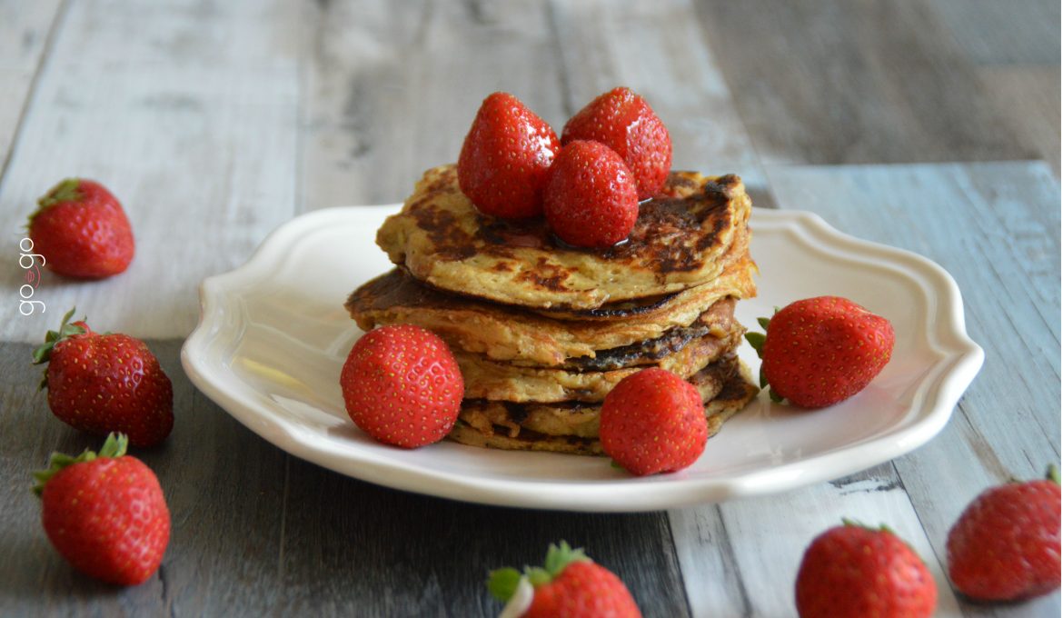 Pancakes fraise banane